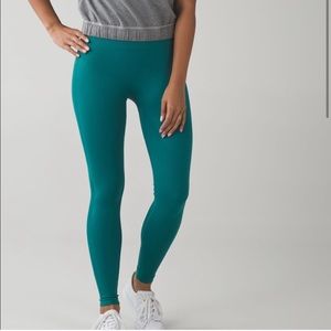 Full Length Zone In Compression Tight Forage Teal